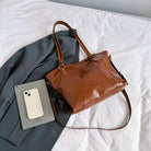 PU Leather Tote Bag - Life's Fun Treasures