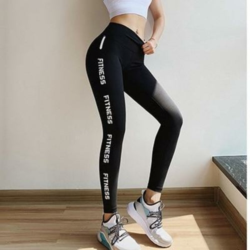 EP Pink Hip Up Fitness Pants Women 4 Way Stretchy Sport Tights legging.