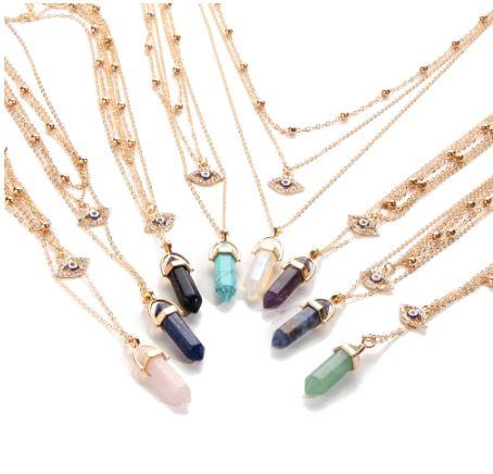 All Seeing Eye Multilayer Necklace - Life's Fun Treasures