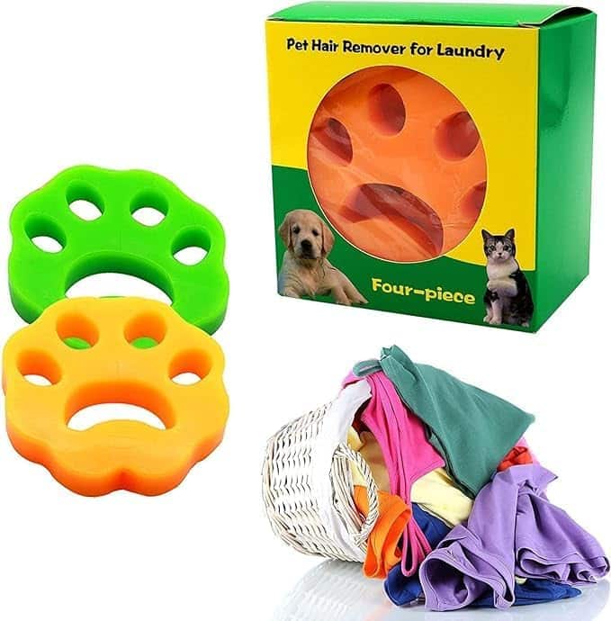 Modern Pet Hair Remover for Laundry, Comes with 4 in a Pack, Reusable - Life's Fun Treasures