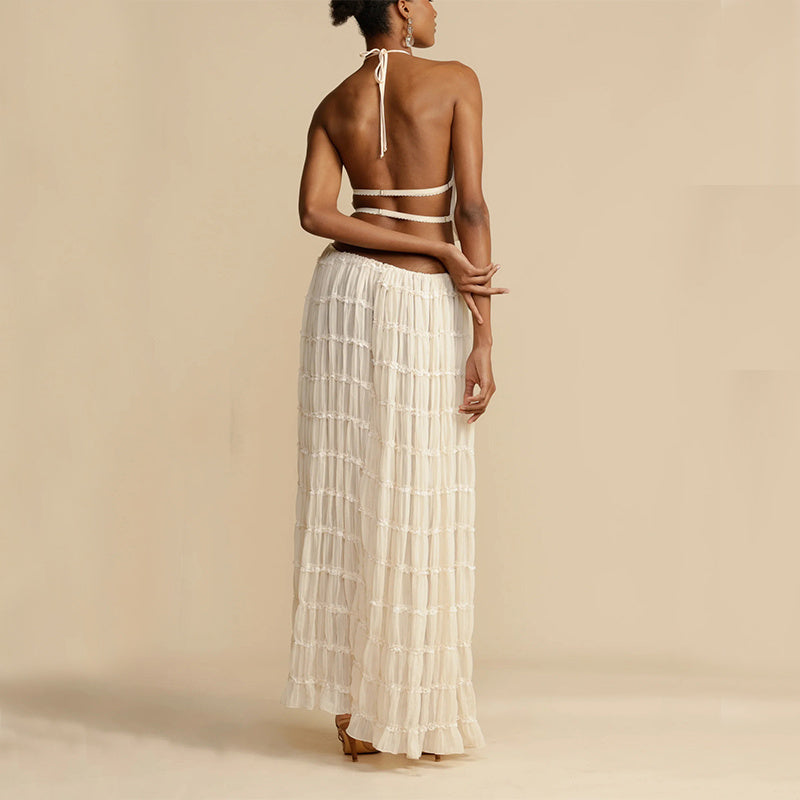 https://www.lifesfuntreasures.ca › products › womens-dress-suit-sexy-sleeveless-backless-cropped-halter-top-and-pleated-long-skirt-beach-clothing

