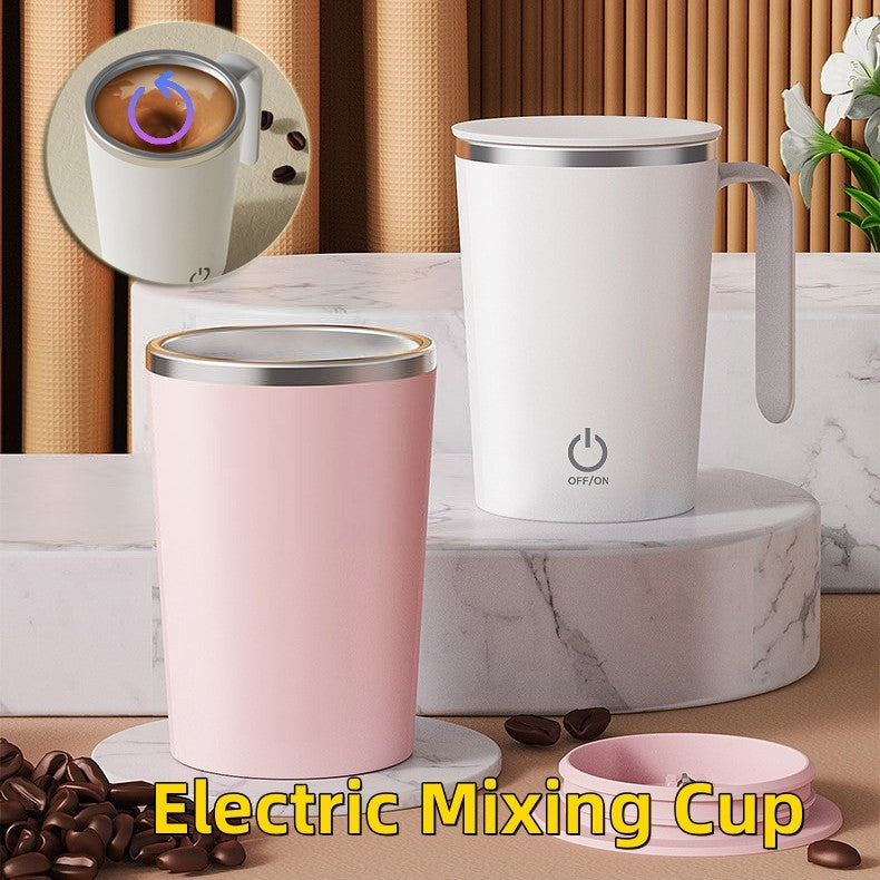 Kitchen Electric Mixing Cup Stirring Coffee Cup Automatic Mixing Mugs Cup Lazy Rotating Magnetic Water Cup - Life's Fun Treasures
