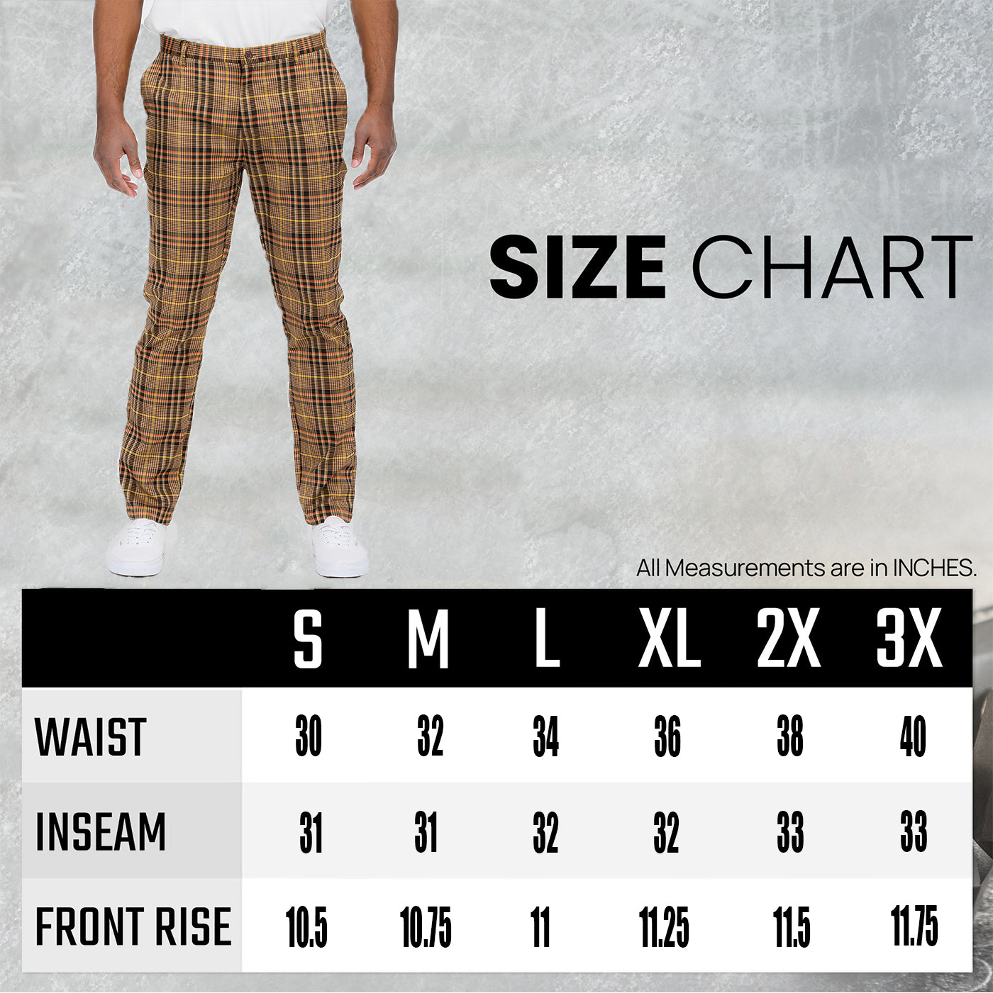 Plaid Slim Fit Trouser Pants - Life's Fun Treasures