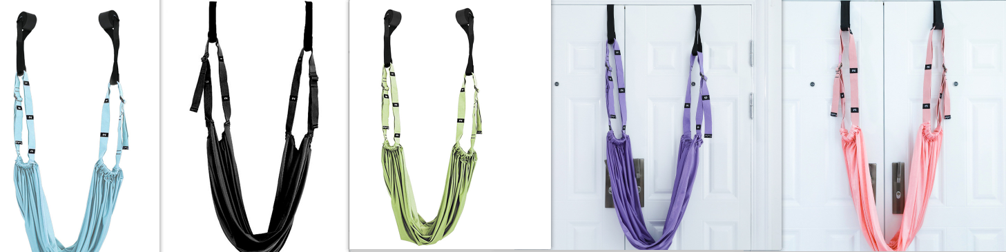 Fitness Hip Stretch Yoga Belt Inverted Rope Pull Stretch.