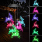 Outdoor Solar Wind Chime Lamp Hummingbird Butterfly Ball - Life's Fun Treasures