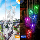 Outdoor Solar Wind Chime Lamp Hummingbird Butterfly Ball - Life's Fun Treasures