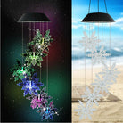Outdoor Solar Wind Chime Lamp Hummingbird Butterfly Ball - Life's Fun Treasures