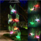 Outdoor Solar Wind Chime Lamp Hummingbird Butterfly Ball - Life's Fun Treasures