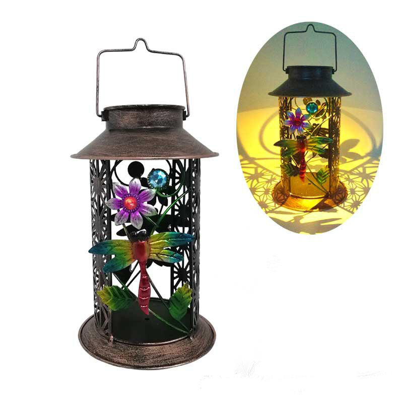 Iron Solar Lights LED Garden Lamp Table Lamp Solar Lantern - Life's Fun Treasures