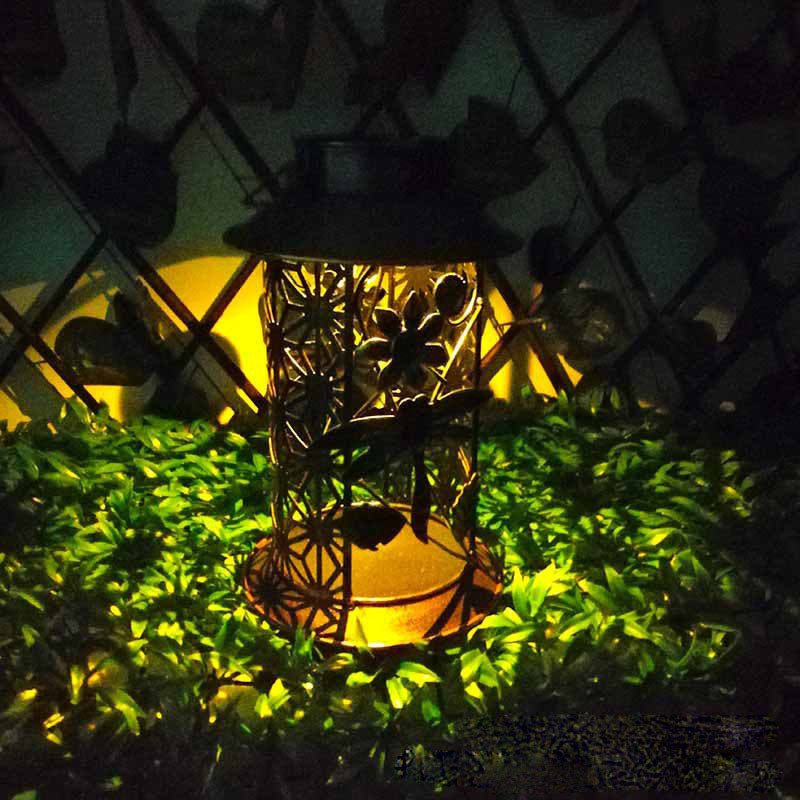 Iron Solar Lights LED Garden Lamp Table Lamp Solar Lantern - Life's Fun Treasures