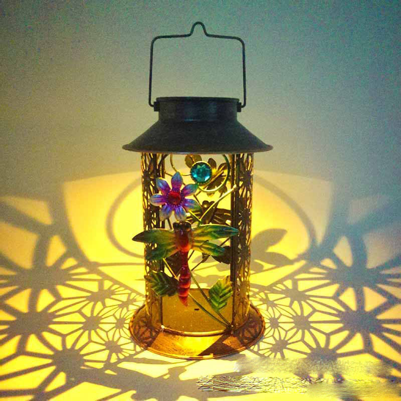Iron Solar Lights LED Garden Lamp Table Lamp Solar Lantern - Life's Fun Treasures