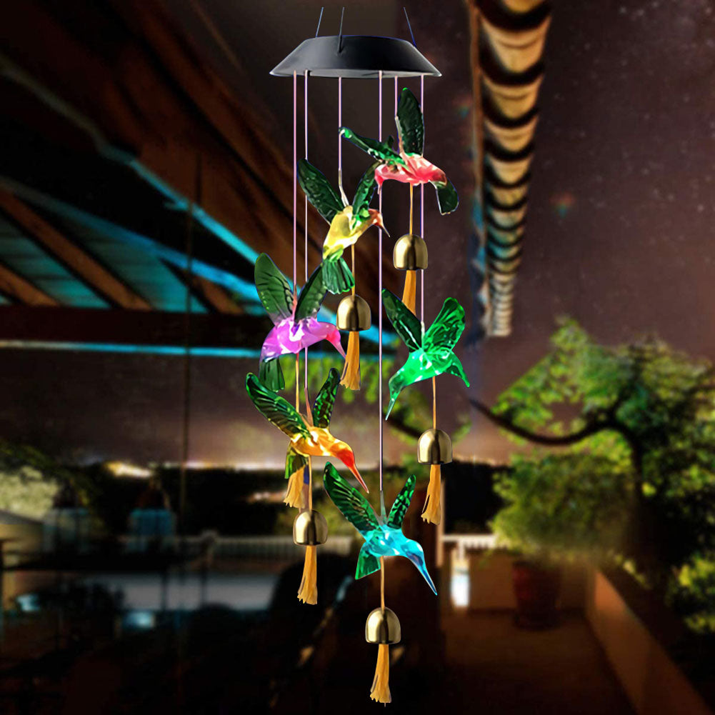 Color Changing Solar Power Wind Chime Crystal Ball - Life's Fun Treasures