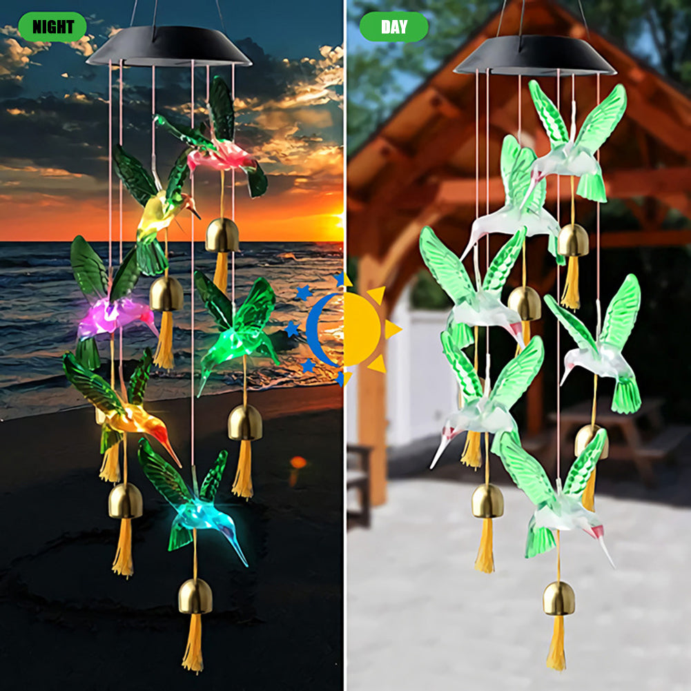Color Changing Solar Power Wind Chime Crystal Ball - Life's Fun Treasures