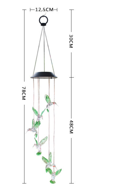 Color Changing Solar Power Wind Chime Crystal Ball - Life's Fun Treasures