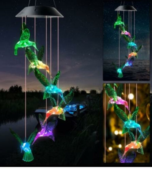 Color Changing Solar Power Wind Chime Crystal Ball - Life's Fun Treasures