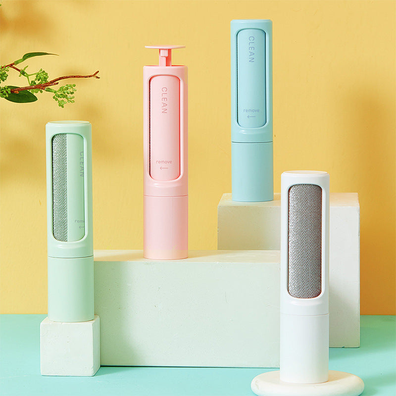 2-1 Reusable Pet Hair Remover Brush Lint Roller Portable - Life's Fun Treasures