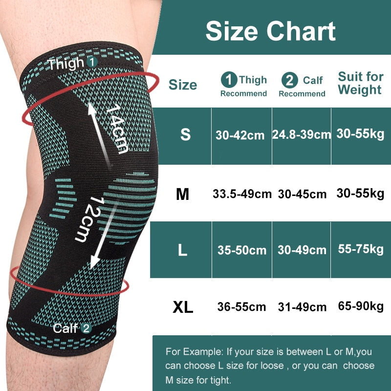 1PCS SKDK Elastic Knee Pad Sports Fitness Kneepad Gym Gear Patella Run - Life's Fun Treasures