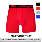 UFM Boxer Brief 6" - Bamboo REG Support - Life's Fun Treasures