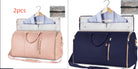Large Capacity Travel Duffle Bag Women's Handbag Folding Suit Bag Waterproof Clothes Totes - Life's Fun Treasures