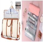Large Capacity Travel Duffle Bag Women's Handbag Folding Suit Bag Waterproof Clothes Totes - Life's Fun Treasures