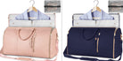 Large Capacity Travel Duffle Bag Women's Handbag Folding Suit Bag Waterproof Clothes Totes - Life's Fun Treasures