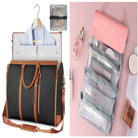 Large Capacity Travel Duffle Bag Women's Handbag Folding Suit Bag Waterproof Clothes Totes - Life's Fun Treasures