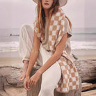 Women's Knitted Sleeveless Pocket Casual Rib Pullover Vest - Life's Fun Treasures