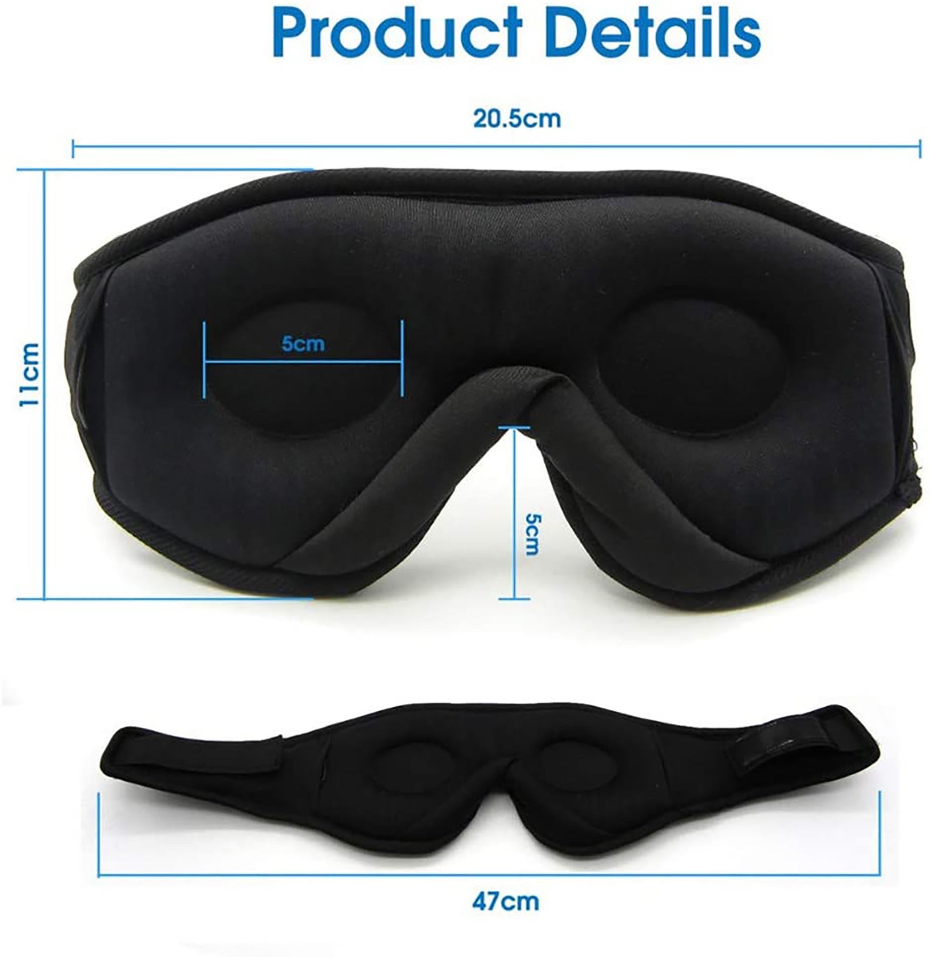 Wireless Call Stereo Music Blackout Sleep Eye Mask - Life's Fun Treasures