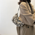 Leopard Pattern Plush Bag Personality Diagonal Women Bag Chain Bag Bag Shoulder - Life's Fun Treasures