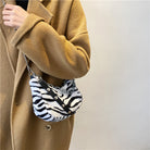 Leopard Pattern Plush Bag Personality Diagonal Women Bag Chain Bag Bag Shoulder - Life's Fun Treasures