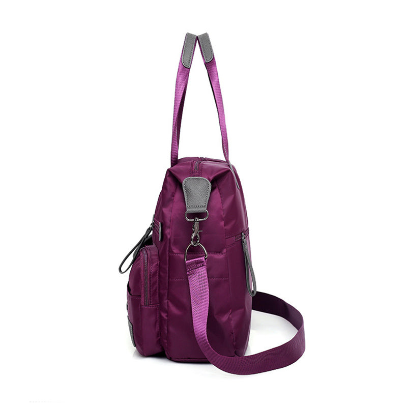 Large Capacity Multi-pocket Shoulder Bag For Women Nylon Waterproof Handbags Female Casual Commuting Messenger Crossbody Bags - Life's Fun Treasures