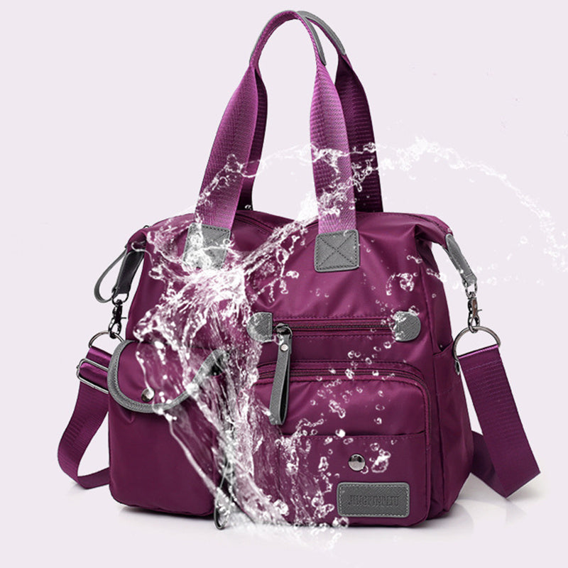 Large Capacity Multi-pocket Shoulder Bag For Women Nylon Waterproof Handbags Female Casual Commuting Messenger Crossbody Bags - Life's Fun Treasures