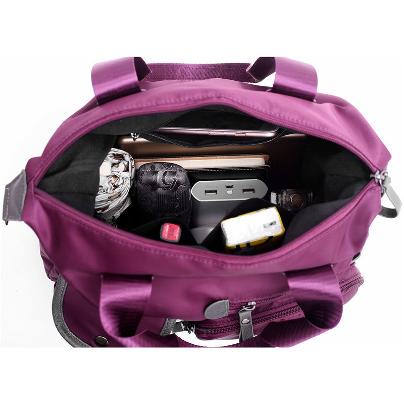 Large Capacity Multi-pocket Shoulder Bag For Women Nylon Waterproof Handbags Female Casual Commuting Messenger Crossbody Bags - Life's Fun Treasures