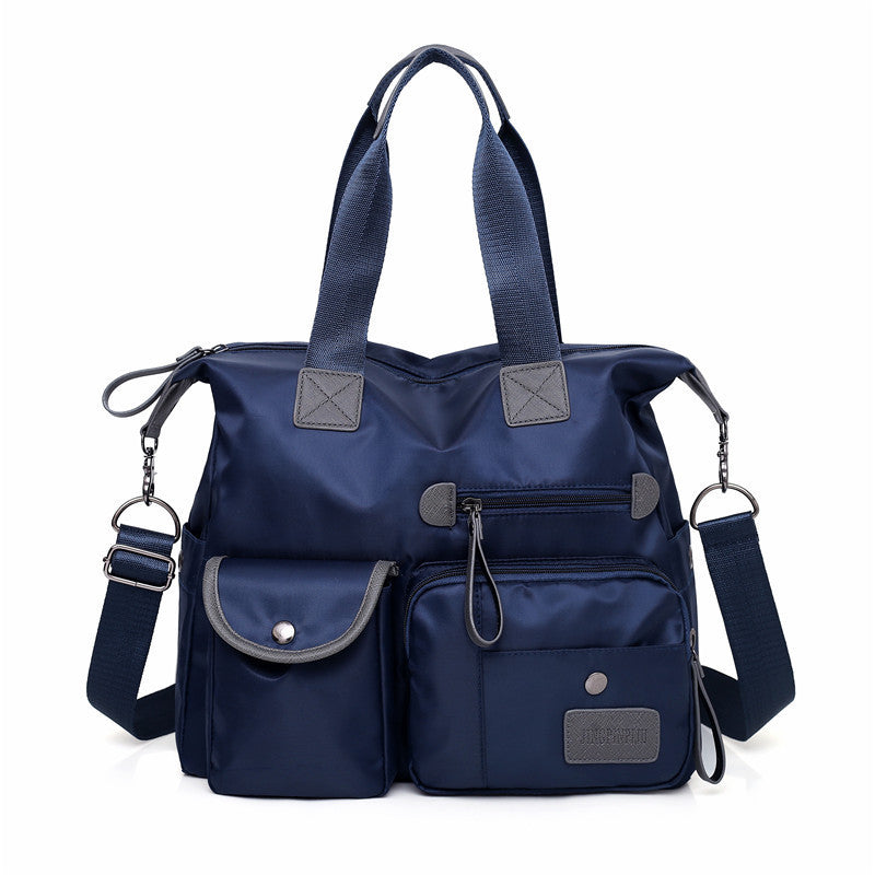 Large Capacity Multi-pocket Shoulder Bag For Women Nylon Waterproof Handbags Female Casual Commuting Messenger Crossbody Bags - Life's Fun Treasures