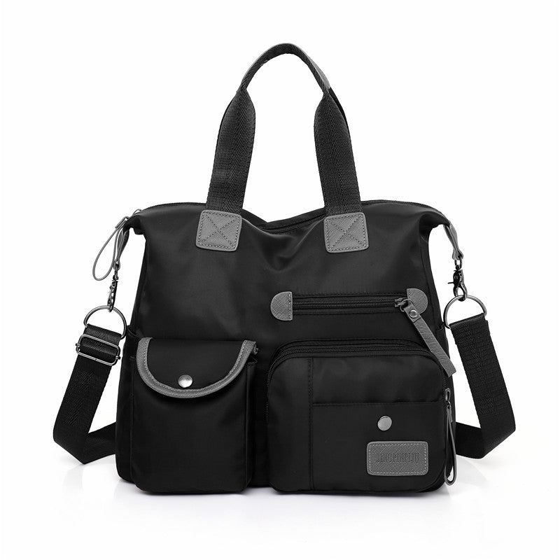 Large Capacity Multi-pocket Shoulder Bag For Women Nylon Waterproof Handbags Female Casual Commuting Messenger Crossbody Bags - Life's Fun Treasures