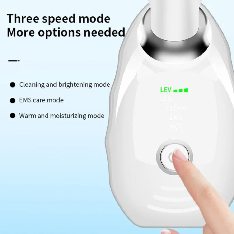 Neck Face Beauty Device Colorful LED Photon Therapy Skin Tighten Reduce Double Chin Anti Wrinkle Remove Lifting Massager - Life's Fun Treasures
