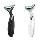 Neck Face Beauty Device Colorful LED Photon Therapy Skin Tighten Reduce Double Chin Anti Wrinkle Remove Lifting Massager - Life's Fun Treasures