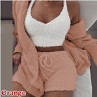 3 Pieces Of Fashionable Ladies Plush Home Clothes - Life's Fun Treasures