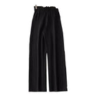 Women's Solid Color Belt Casual Pants - Life's Fun Treasures