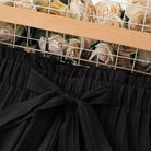 Women's Solid Color Belt Casual Pants - Life's Fun Treasures