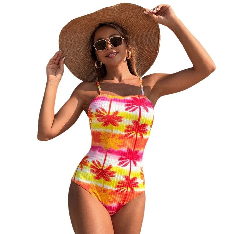 Women's Swimming One-piece Swimsuit Slim Fit Slimming - Life's Fun Treasures