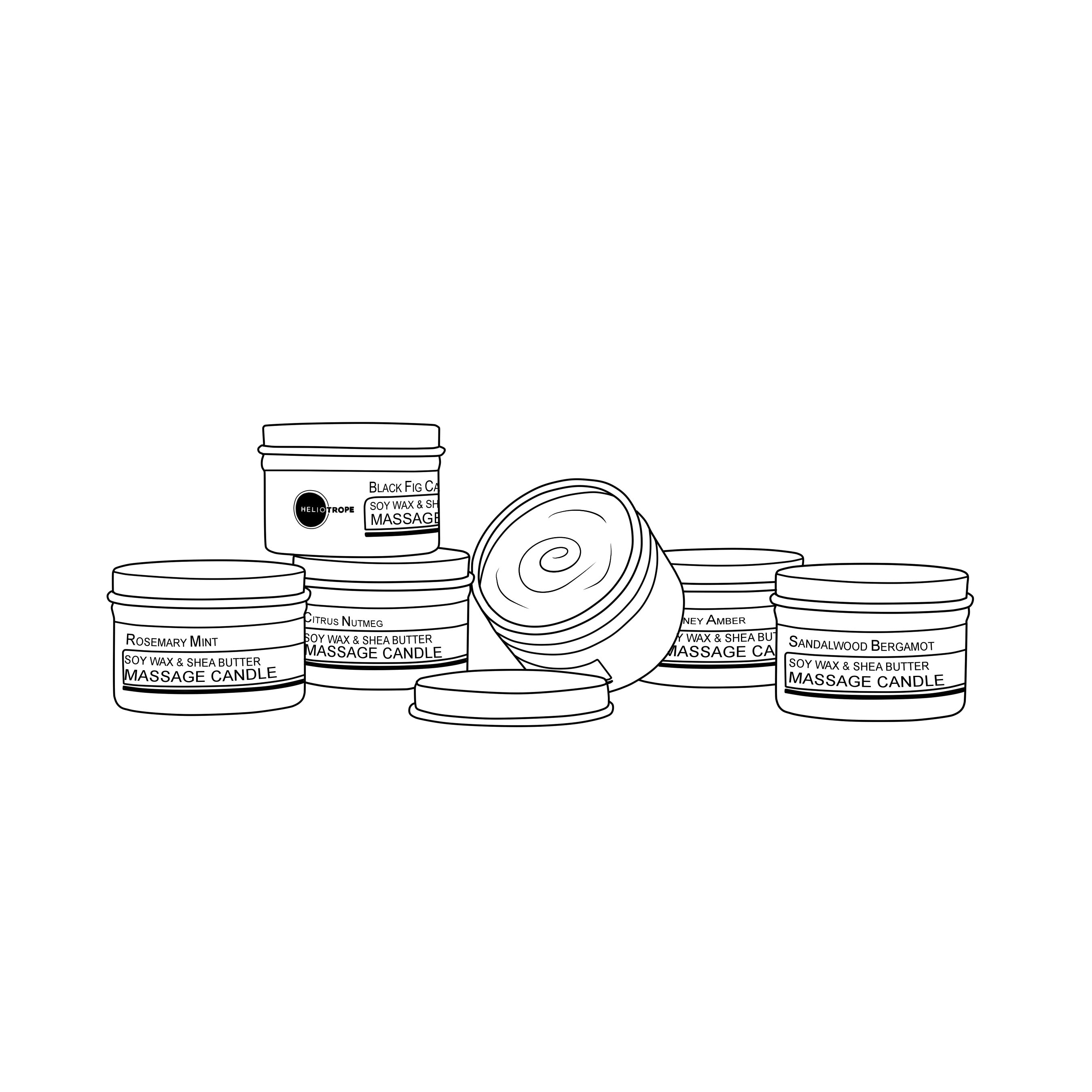 Soy Wax & Shea Butter Massage Candles - Life's Fun Treasures