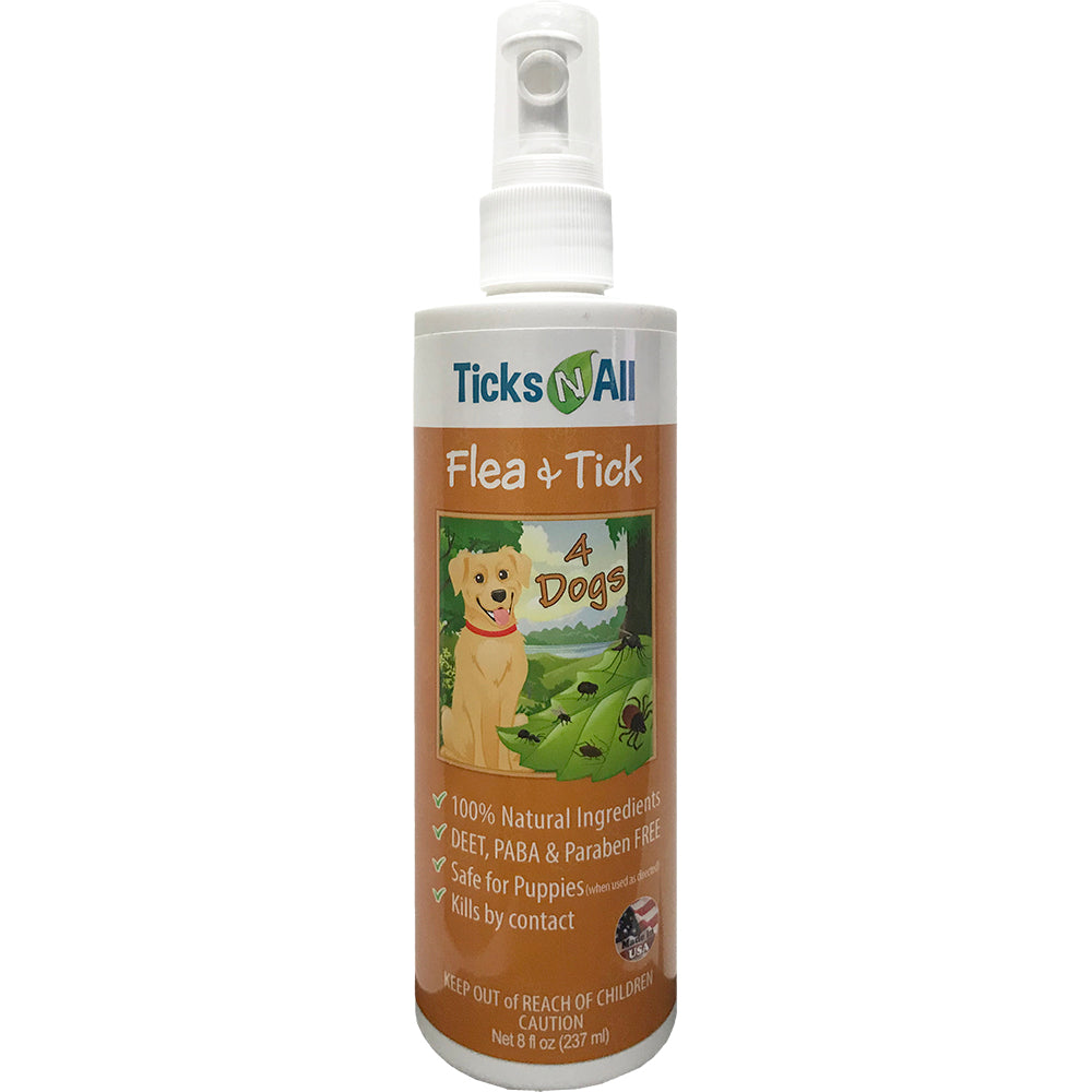 All Natural Flea & Tick 4 Dogs 8oz - Life's Fun Treasures