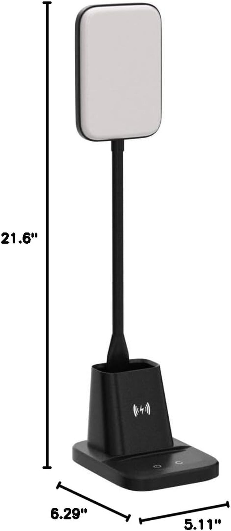 Desk Lamp, LED Desk Lamps for Home Office, Wireless Charger Small Desk - Life's Fun Treasures