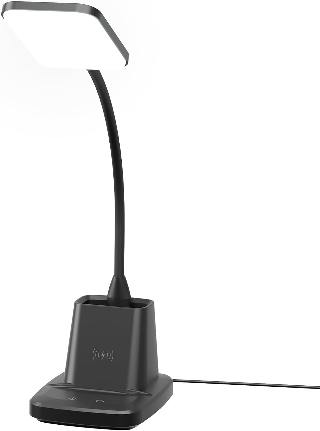 Desk Lamp, LED Desk Lamps for Home Office, Wireless Charger Small Desk - Life's Fun Treasures