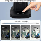 Desk Lamp, LED Desk Lamps for Home Office, Wireless Charger Small Desk - Life's Fun Treasures