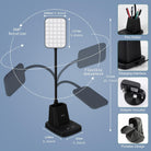 Desk Lamp, LED Desk Lamps for Home Office, Wireless Charger Small Desk - Life's Fun Treasures