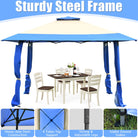 13 X 13 Feet Pop up Gazebo Tent with Carry Bag for Patio Garden - Life's Fun Treasures