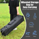 13 X 13 Feet Pop up Gazebo Tent with Carry Bag for Patio Garden - Life's Fun Treasures