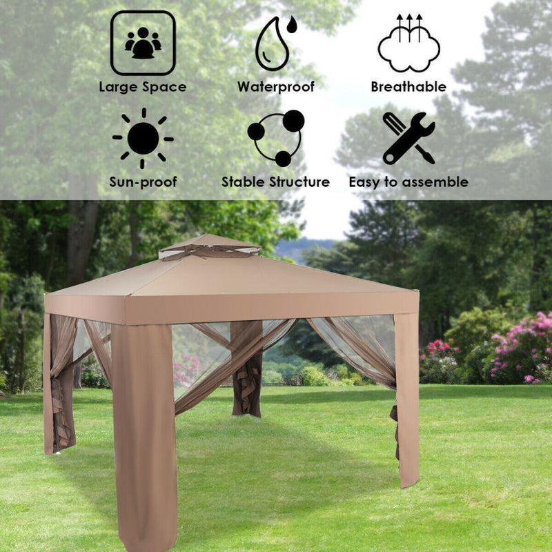 10x10 Ft Patio Gazebo